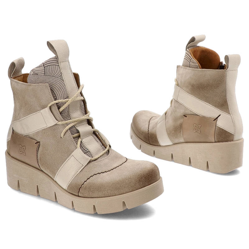 Členkové Topánky Maciejka - 06185-22/00-8 Jasny Beż