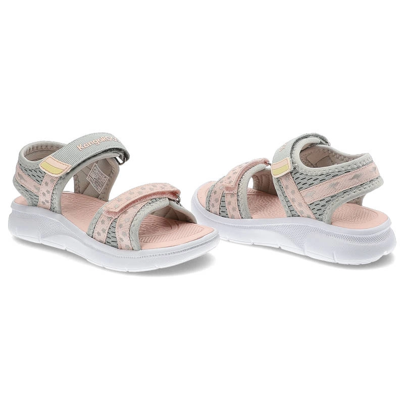 Sandále Kangaroos - 18873 000 2063 K-ES Finja Vapor Grey/Frost Pink