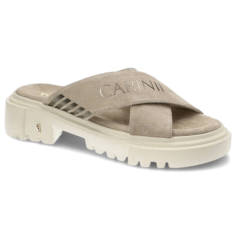 Šľapky Carinii - B8118_O17-000-000-F24 Beż