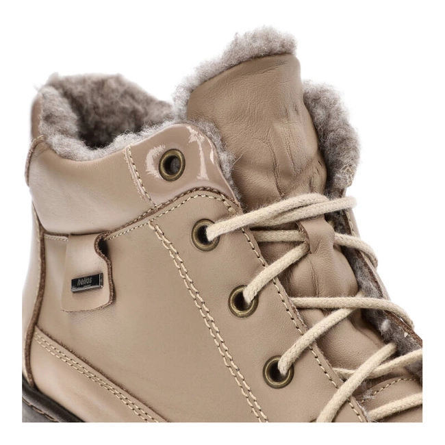 Šnúrovacie Členkové Topánky Helios - 553 Capucino