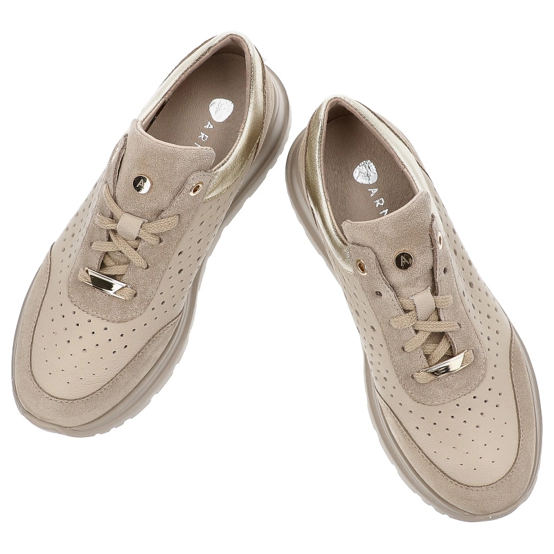 Tenisky ARMODO - 5-1732-006 Vanilia Verona/Złoto