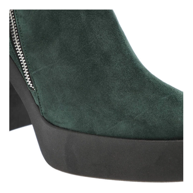 Členkové Topánky Armodo - 1755 Zielony Zamsz