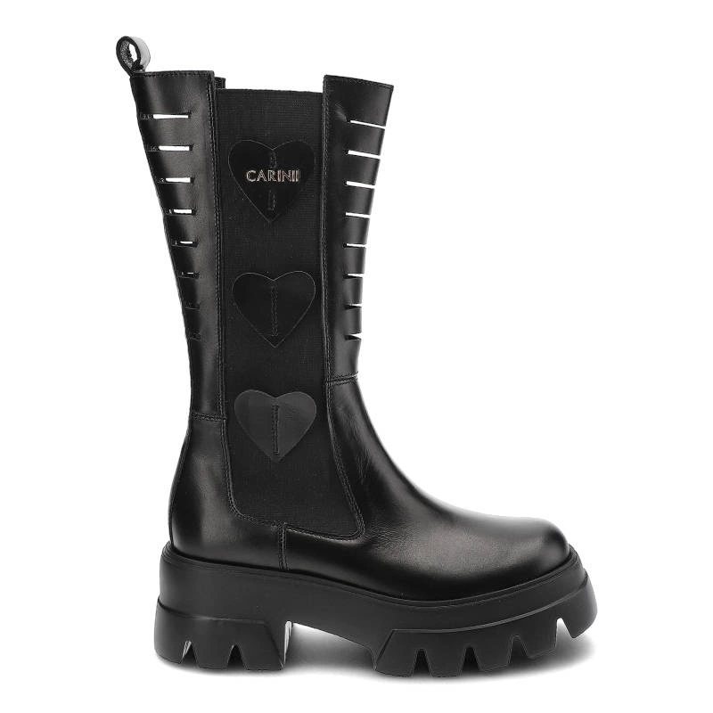Čižmy Carinii - B7918_-E50-000-000-E81 Czarny