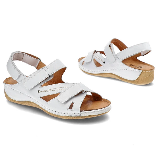 Sandále Pollonus - 5-0773-019 Biały