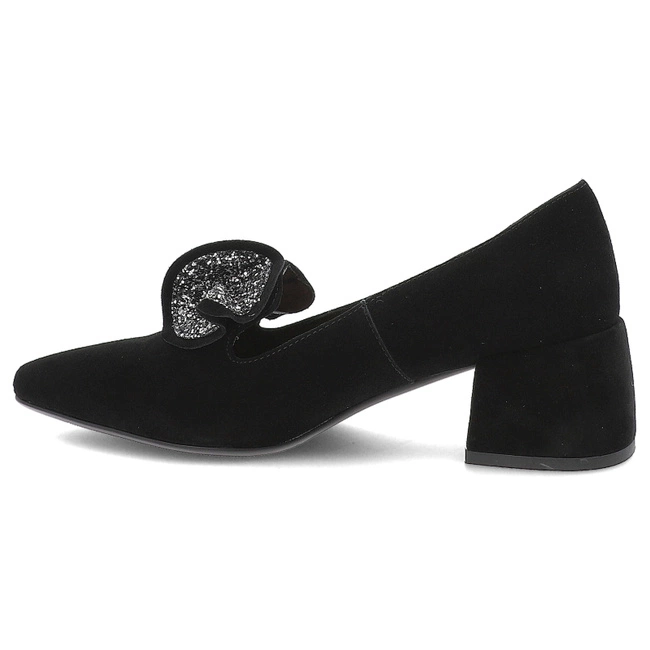 Lodičky S.BARSKI - MR52-181 Black/Silver