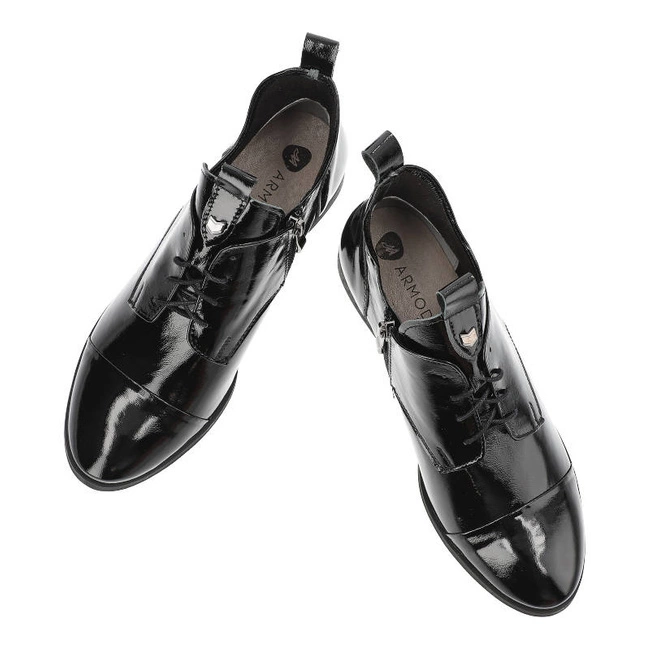 Členkové Topánky Armodo - 801 Czarny Naplak