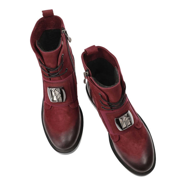 Členkové Topánky Lanqier - 43C426 Bordowy