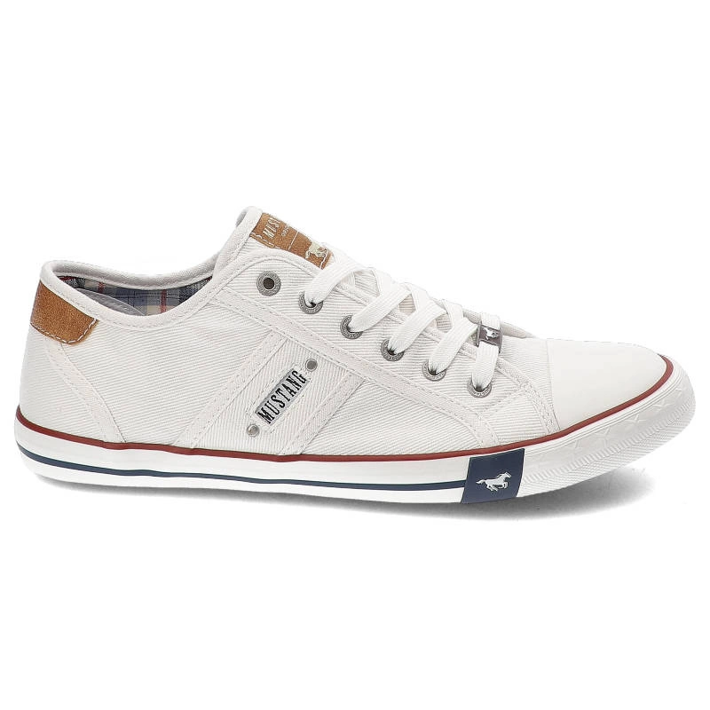 Plátenky Mustang - 4058-310-1 Białe 40A050