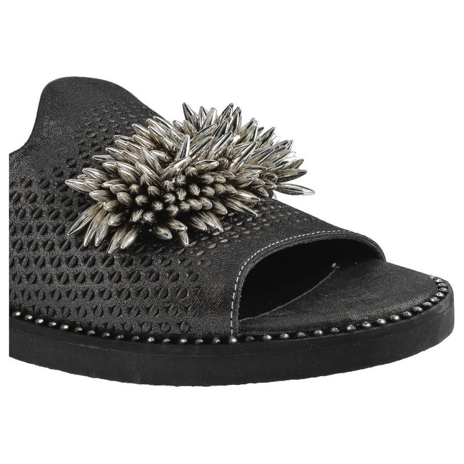 Šľapky Lanqier - 44C0624 Czarny