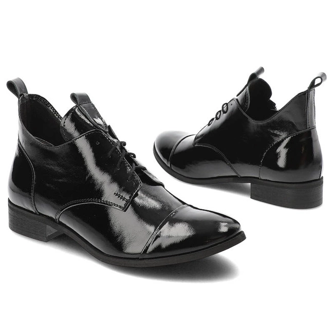 Členkové Topánky Armodo - 801 Czarny Naplak