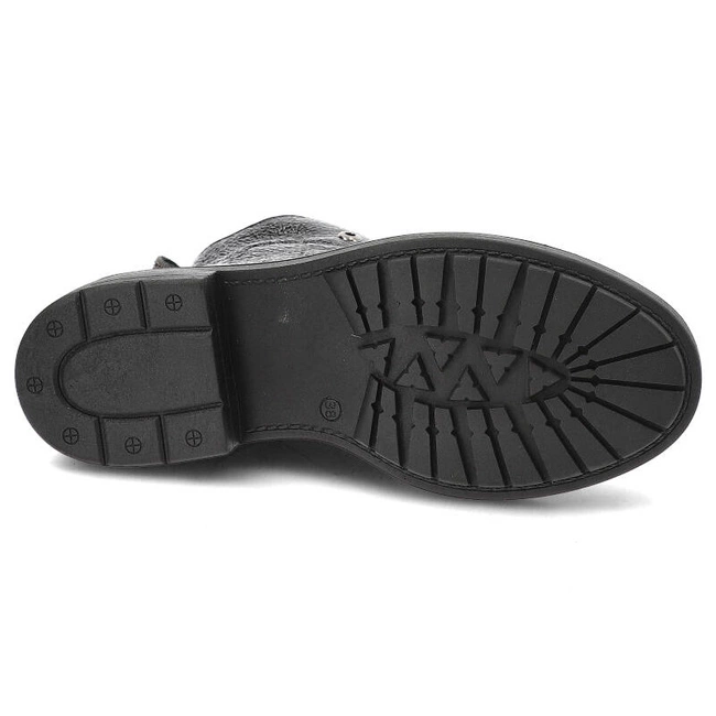 Šnúrovacie Členkové Topánky Venezia - 00101436R 145 Czarny