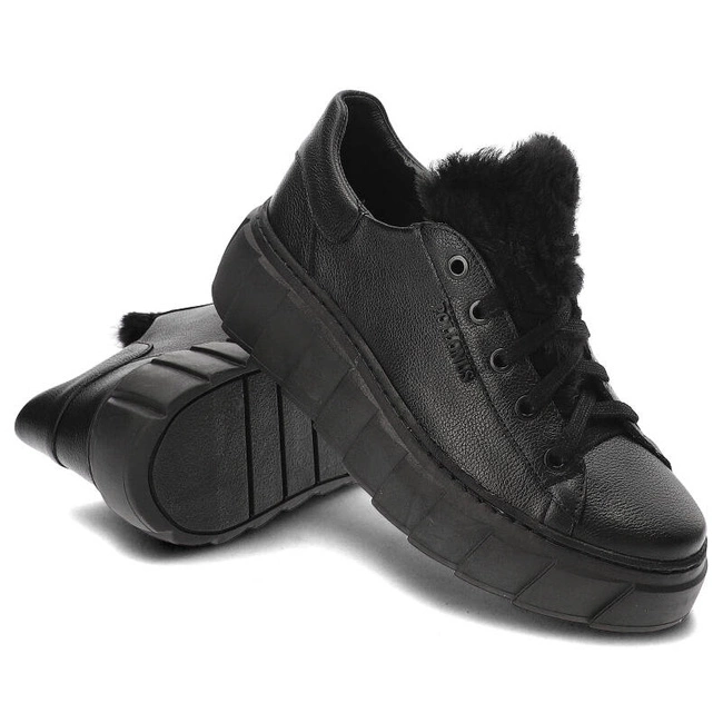 Tenisky Pollonus - 5-1616-002 Czarny Verona