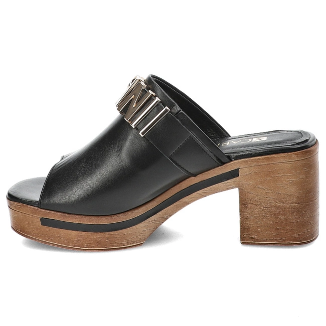 Šľapky Carinii - B9446_-E50-000-000-F81 Czarny