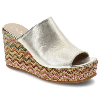 Šľapky Chebello - 4100_-454-000-PSK-S277 Złoty