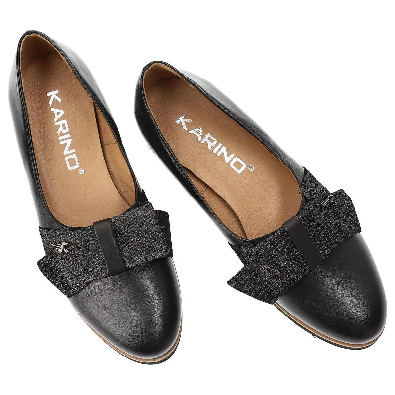 Poltopánky Karino - 2077/126-P Czarny Licowy