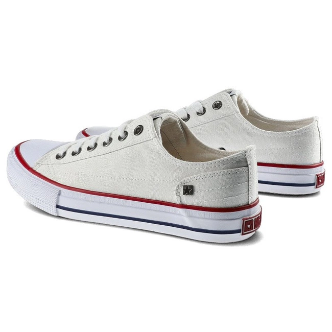 Plátenky Big Star - DD274336 Biały