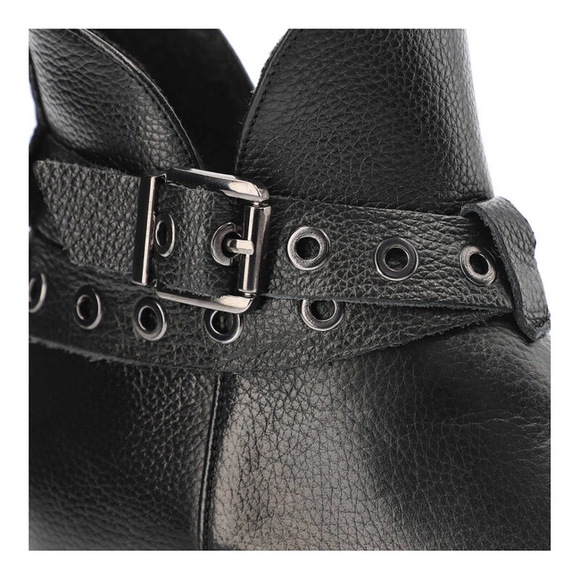 Členkové Topánky Armodo - 1752 Czarny Groch