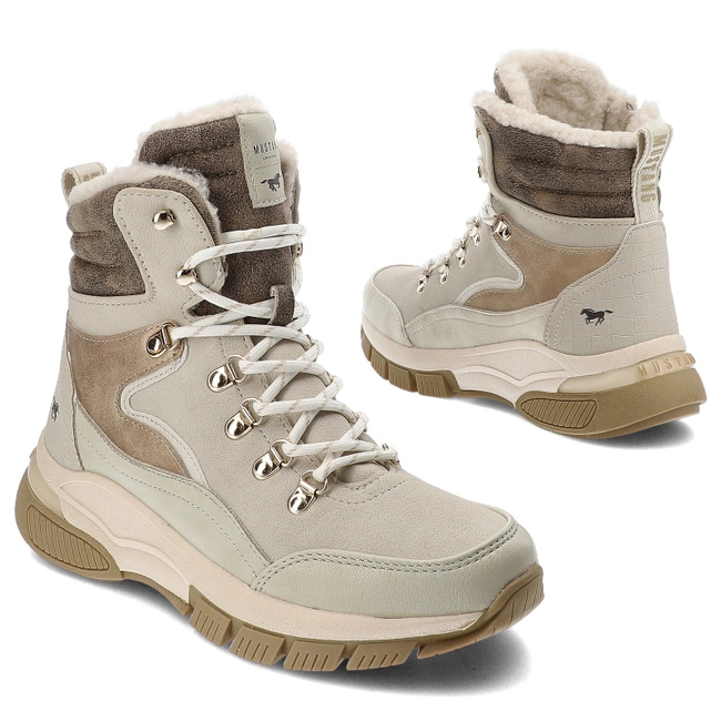 Členkové Topánky Mustang - 1481-605-243 Ivory