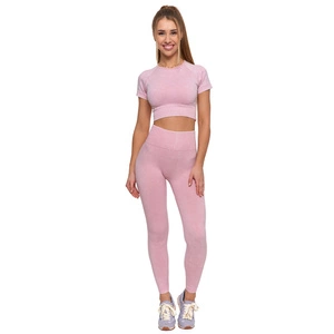 Komplet Top A Legíny MORAJ - Top BD1900-508+Legginsy RDL2200-013 Pink
