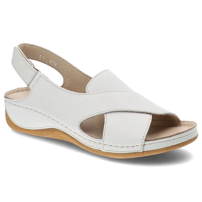 Sandále Pollonus - 5-1628-002 Avorio Perfo