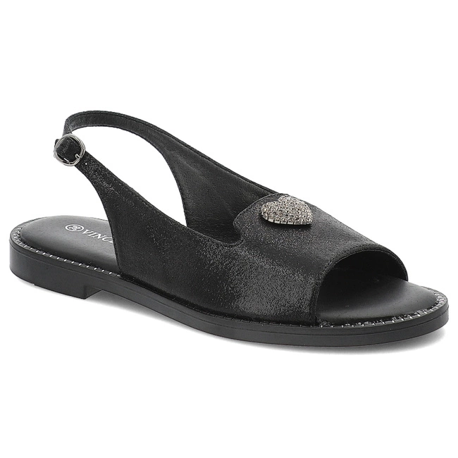 Sandále VINCEZA - 17384 BK Czarny