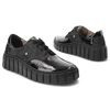 Tenisky Lemar - 10128 Naplak Czarny+Brokat Sr.