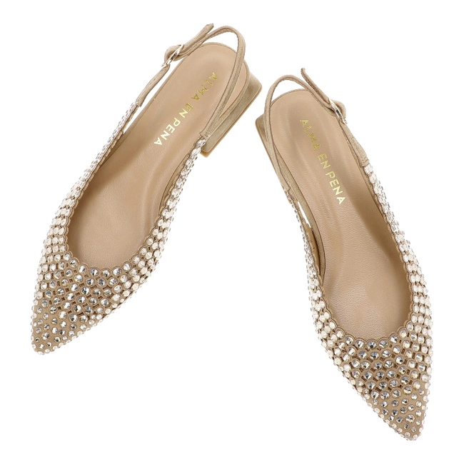 Sandále ALMA EN PENA - V250488 Suede Sand