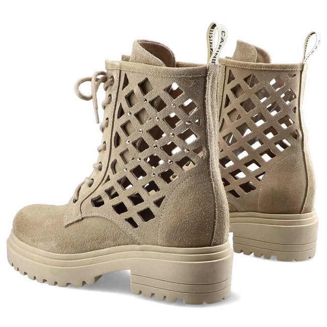 Členkové Topánky Carinii - B7039_-O17-000-000-E23 Beż