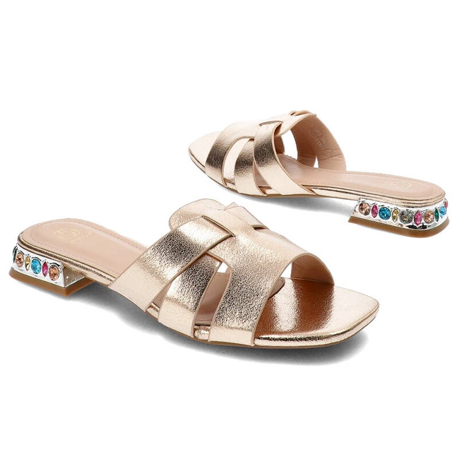 Šľapky Givana - B1639-180 Champagne