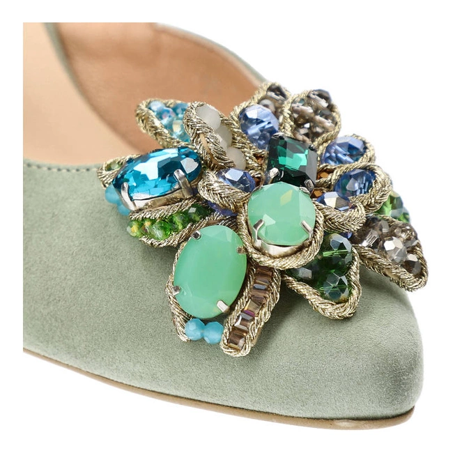 Lodičky Kordel - 2492 Mięta Welur