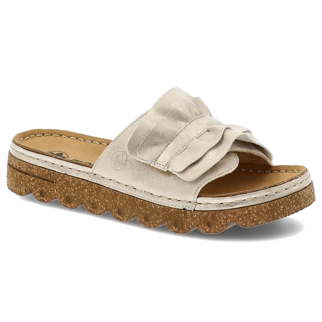Šľapky RIEKER - V8763-60 Beige