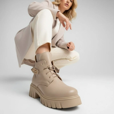 Členkové Topánky Armodo - 60483 V.Taupe+Zł.