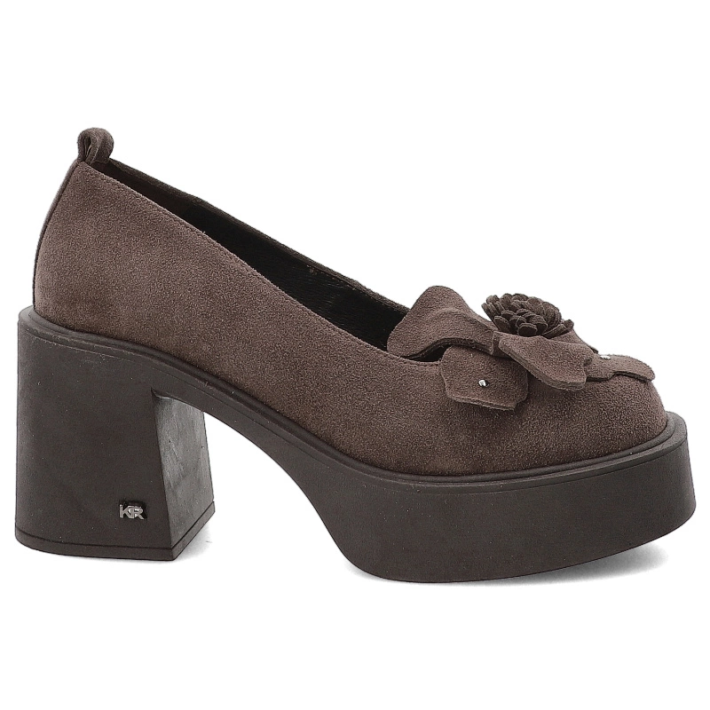 Poltopánky KARINO - 5771/015-P Brąz/Welur