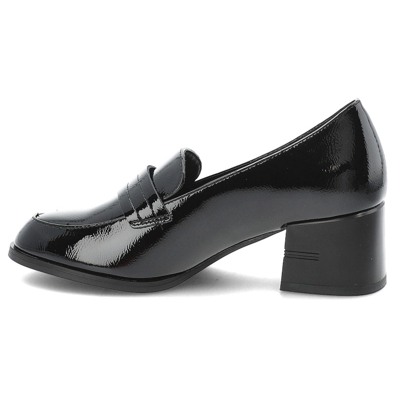 Poltopánky VINCEZA - 18105 BK PT Czarny Lakier