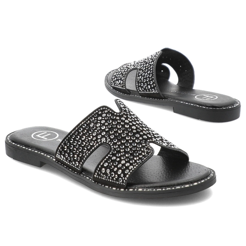 Šľapky FILIPPO - DK6973/25 BK Czarny