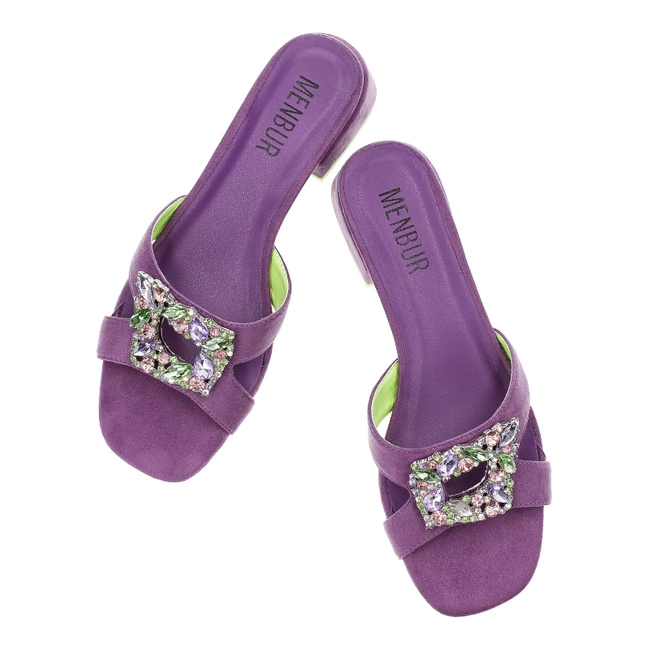 Šľapky Menbur - 25261 0008 Purpura