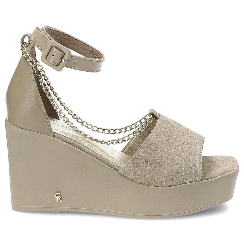 Sandále Carinii - B7882_-R88-R46-000-F06 Beż