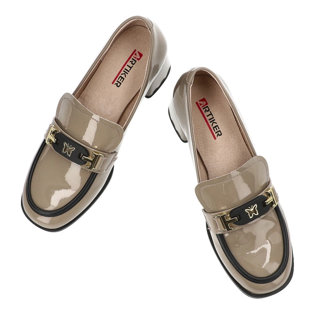 Poltopánky Artiker - 55C1054 Khaki/Black