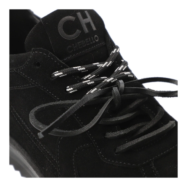 Tenisky CHEBELLO - 4861_-034-000-PSK-S422 Czarny Welur