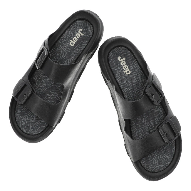 Šľapky JEEP - Daytona JM51131A 062 Black