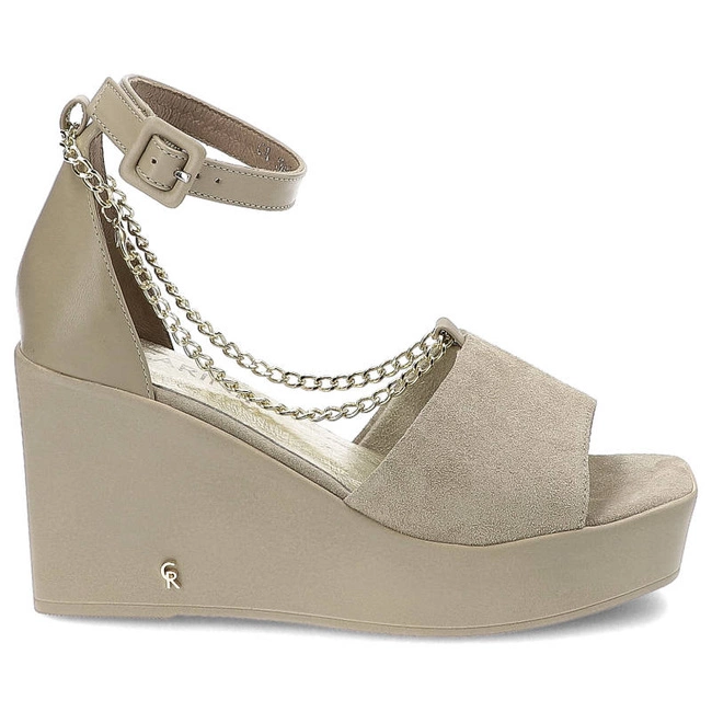 Sandále Carinii - B7882_-R88-R46-000-F06 Beż