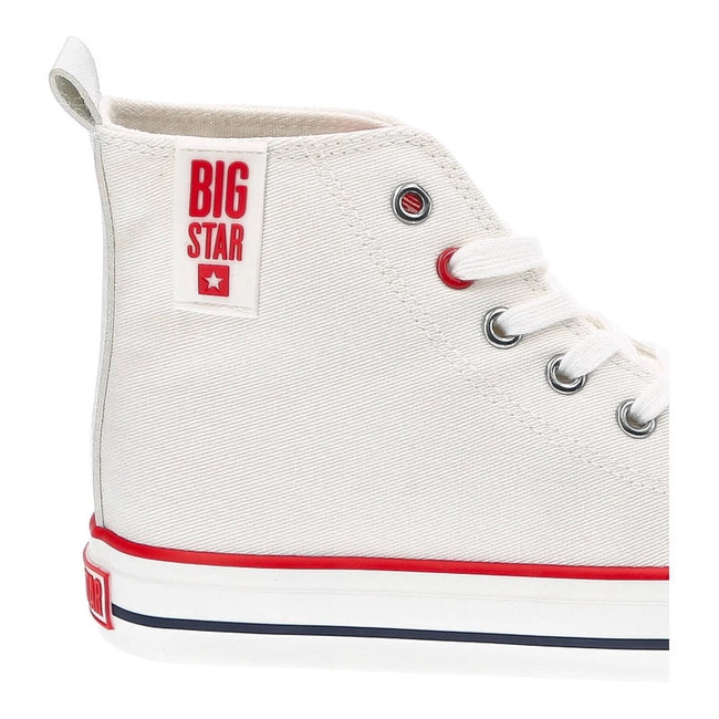 Plátenky Big Star - JJ274127 Biały/Czerwony