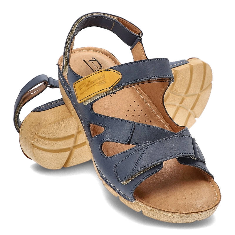 Sandále Pollonus - 5-0694-025 Niebieski/Żółty