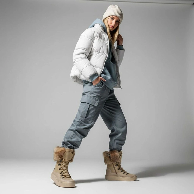 Členkové Topánky Armodo - 5-0464-032 Vanilia Lico+Królik