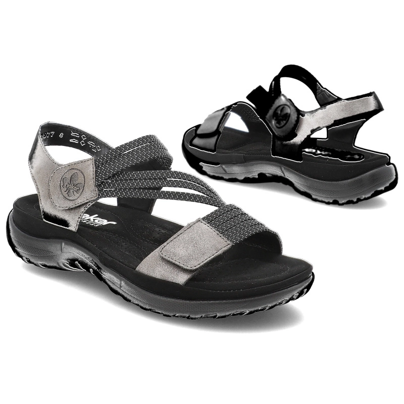 Sandále RIEKER - 64870-42 Grey