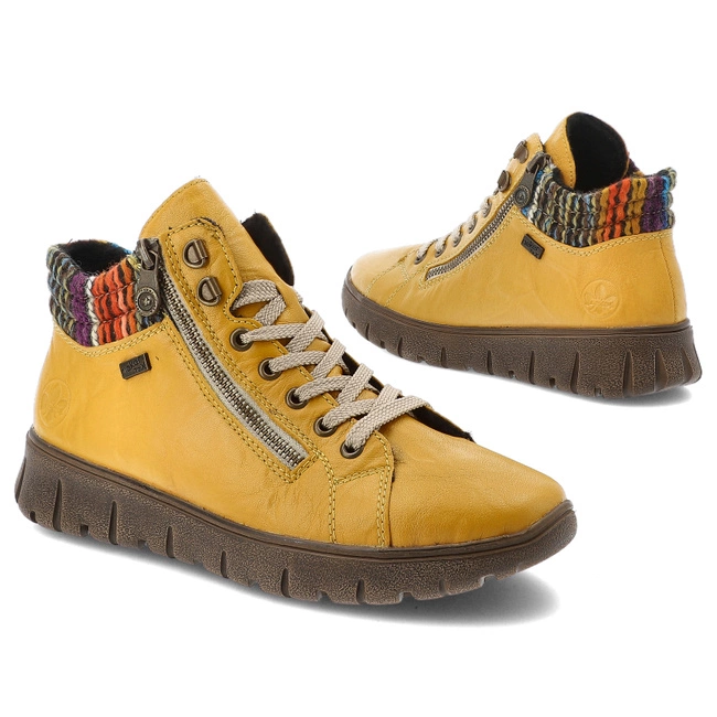 Členkové Topánky RIEKER - N1305-68 Yellow