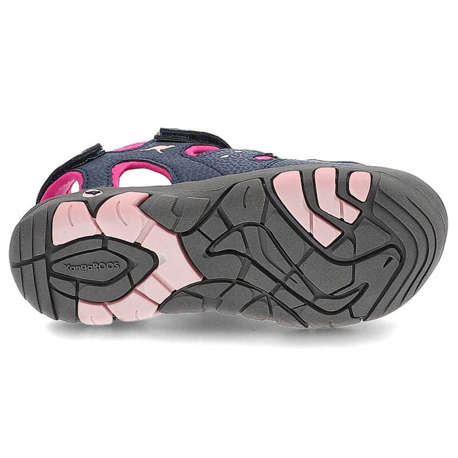 Sandále Kangaroos - 18731 000 4294 K-Trek Dk Navy/Fandango Pink