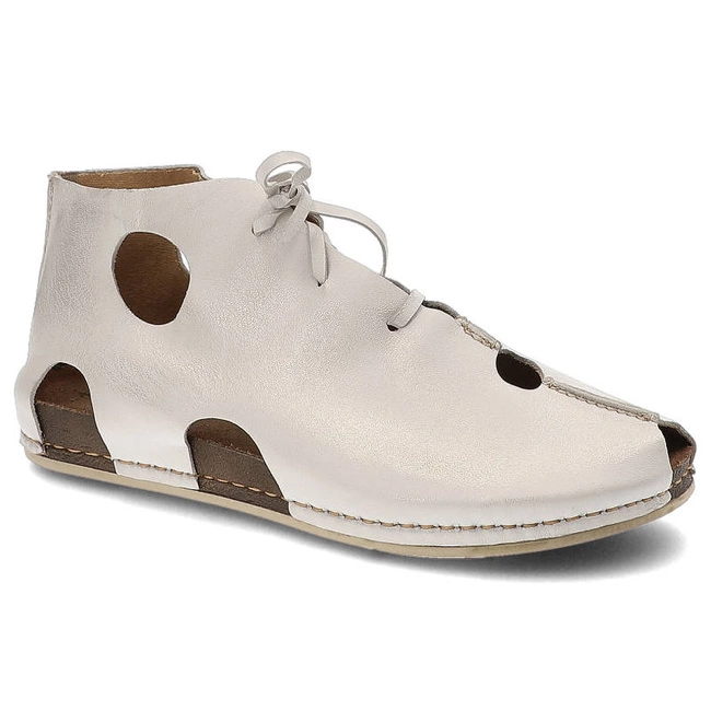 Šnúrovacie Členkové Topánky Maciejka - 03426-25/00-6 Jasny Beż