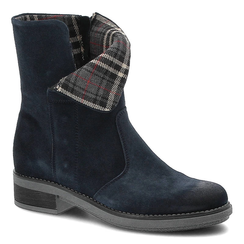 Členkové Topánky Pollonus - 5-1018-003 Granat Welur/Koc