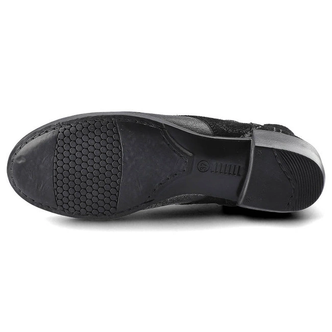 Šnúrovacie Členkové Topánky Maciejka - 2522K-01/00-5 Czarny Na Srebro